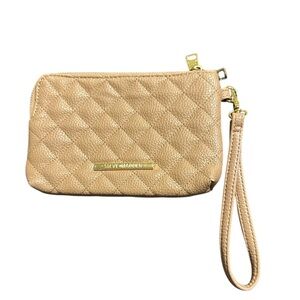 Steve Madden Clutch with Quilted Design and Gold Hardware